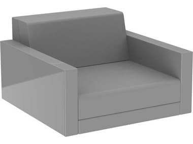 Vondom Pixel 39" Gray Fabric Accent Chair VON54277FSTEEL