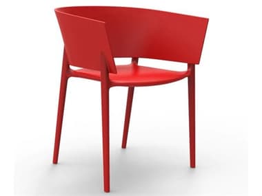 Vondom Africa Red Arm Dining Chair (Price Includes Four) VON65005FRED