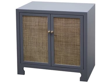 Worlds Away 30" Wide Grey Lacquer Accent Chest WAALDENGRY