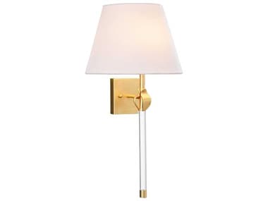 Worlds Away Gold Wall Sconce WABELLEG