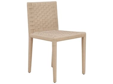 Worlds Away Natural Side Dining Chair WABURBANK