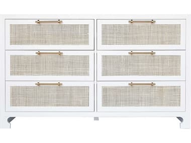 Worlds Away 58&quot; Wide 6-Drawers Hardwood Double Dresser WACARLAWH