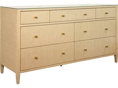 Worlds Away 7-Drawers Brown Double Dresser WACARNEGIENAT