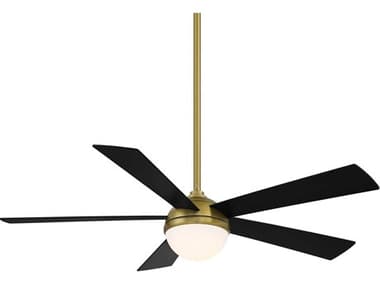 WAC Lighting Eclipse 54'' 1 - Light Ceiling Fan with Remote Control WACF053LSBMB