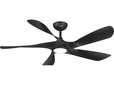 WAC Lighting Swirl 54" Ceiling Fan WACF105LMB