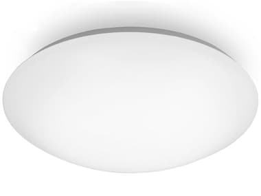 WAC Lighting Glo 14" 1-Light White LED Bowl Flush Mount WACFM214CSWT