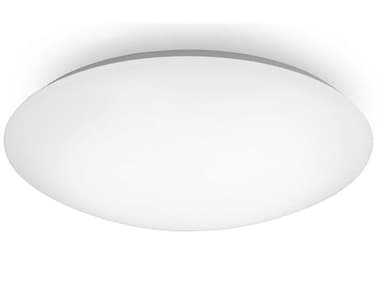 WAC Lighting Glo 16" 1-Light White LED Bowl Flush Mount WACFM216CSWT