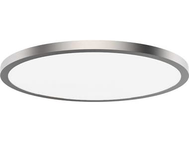 WAC Lighting Round 1-Light Bronze Flush Mount WACFM252124CSBZ