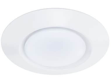 WAC Lighting I Cant Believe Its Not Recessed 1-Light White Round Flush Mount WACFM616G29CSWT