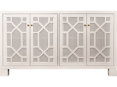 Worlds Away 58" Matte White Lacquer Sideboard WACLAIREWH