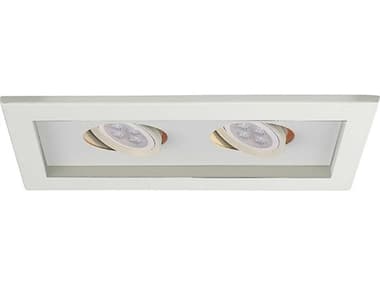 WAC Lighting 2-Light White Recessed Light WACMT216LEDWTWT