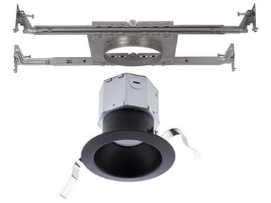 WAC Lighting Pop-In 1-Light Black Round Recessed Light WACR4DRDNF9CSBK