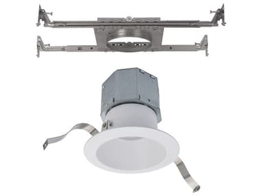 WAC Lighting Pop-in 1 - Light 5-CCT Selectable LED Outdoor Ceiling Light with New Construction Frame-in Kit WACR4DRDNF9CSWT
