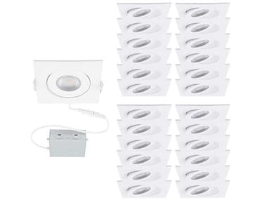 WAC Lighting Lotos White 1-light 5'' Wide LED Outdoor Ceiling Light (Set of 24) WACR4ESARW930WT24