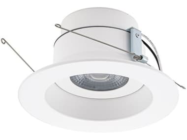 WAC Lighting Lotos 1-Light White Round Recessed Light WACR6DRAKA9CSWT