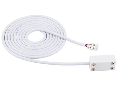 WAC Lighting Basics-Gemini 72'' In-Wall Power Extension Cable WACT24BSEX2WT