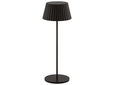 WAC Lighting Pleat Black Polycarbonate Table Lamp WACTLW251115CSBK