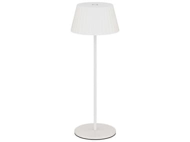 WAC Lighting Pleat White Polycarbonate Table Lamp WACTLW251115CSWT