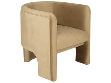Worlds Away 28" Brown Accent Chair WALANSKYCML