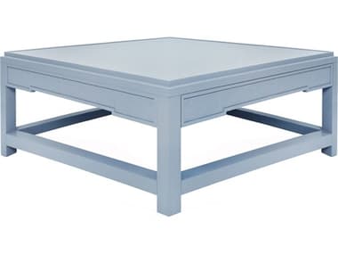 Worlds Away Square Wood Coffee Table WALOCKLINLB