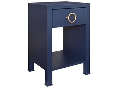 Worlds Away Rectangular Wood End Table WAMALCOLMNVY