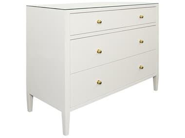 Worlds Away 4-Drawers White Dresser WAMICHELLEWH