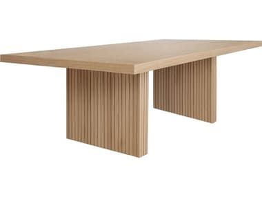 Worlds Away 86" Rectangular Wood Natural Oak Dining Table WAPATTERSONNO