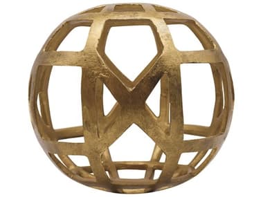 Worlds Away Textured Brass Medium Round Metal Ball WAPAXONMD