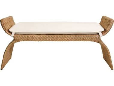 Worlds Away Natural Ivory Accent Bench WASACHI