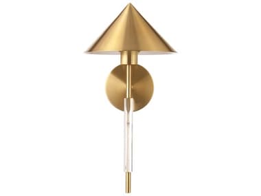 Worlds Away 1-Light Antique Brass Wall Sconce WATALONABR