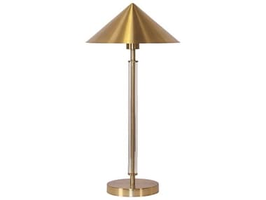 Worlds Away Antique Brass Floor Lamp WATATEABR