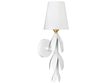 Worlds Away 1-Light Com White Wall Sconce WATINSLEYCOM