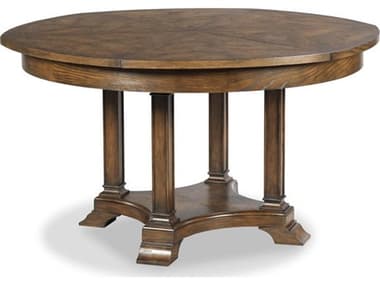 Woodbridge Jupe 54" Round Tobacco Dining Table WBF508104T