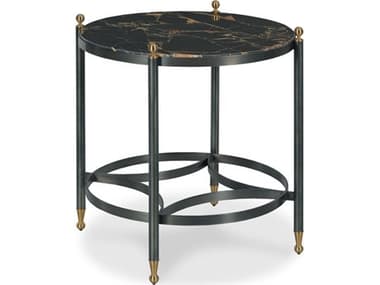 Woodbridge Grier Round Side Table WBFCK108BMBL