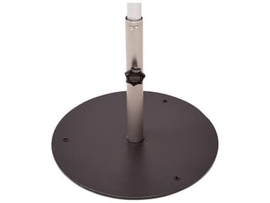 Woodline Shade Soulutions 508mm Round Metal base + 32mm (1 1/4'') Stainless Steel tube WDLRMBS508SSTUBE32