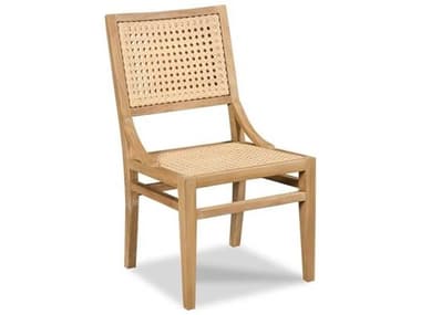 Woodbridge Outdoor Jupiter Natural Teak Wicker Dining Chair WFO717228O
