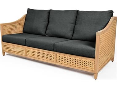 Woodbridge Furniture Outdoor Jupiter Natural Teak Cushion Sofa WFO730028O