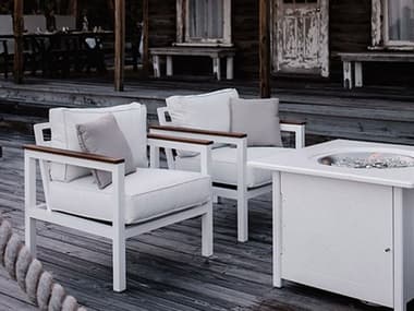 Windward Design Group Juno Ii Deep Seating Aluminum Cushion Lounge Set WINJUNOIIDEEPSEATINGSET