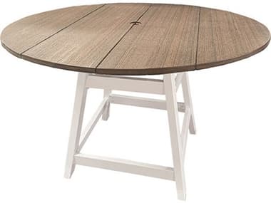 Windward Design Group Lexington MGP Round Patio Dining Table with Umbrella Hole WINKD3605LXU