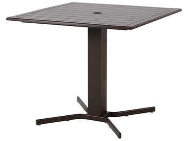 Windward Design Group Newport Aluminum 36'' Square Dining Table w/ Apollo Top WINKD3606SAP