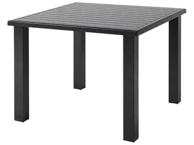 Windward Design Group Apollo Aluminum 36''Wide Square Counter Table w/ Umbrella Hole WINKD360736SAPU