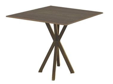 Windward Design Group Raleigh MGP Square Outdoor Patio Counter Table with Umbrella Hole WINKD400536SWGU