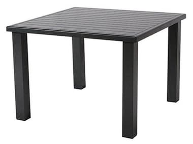 Windward Design Group Apollo Aluminum 42''Wide Square Counter Table w/ Umbrella Hole WINKD420736SAPU