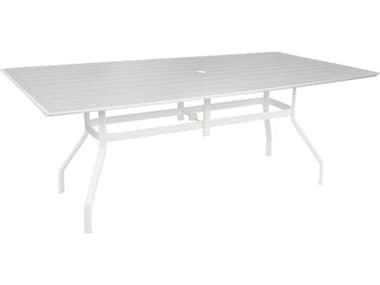 Windward Design Group Newport Mgp 76''W x 42''D Rectangular Dining Table with Umbrella Hole WINKD427628SNU