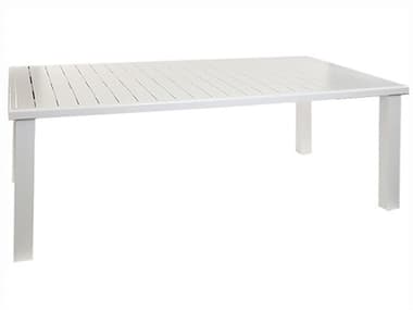 Windward Design Group Aspen Aluminum 84''W x 42''D Rectangular Dining Table WINKD428407SASPU