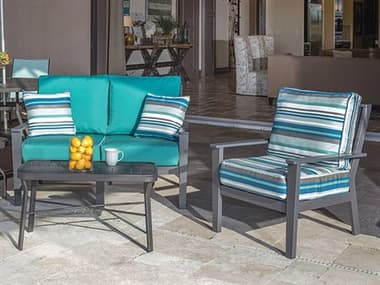 Windward Design Group Sienna Deep Seating Mgp Recycled Plastic Cushion Lounge Set WINSIENNADEEPSEATINGMGPSET