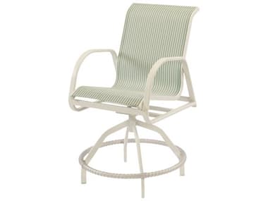 Windward Design Group Ocean Breeze Sling Aluminum Swivel Balcony Chair WINW1538