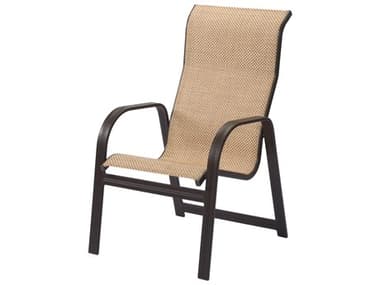 Windward Design Group Cabo Sling Aluminum Stacking High Back Dining Chair WINW3450HB