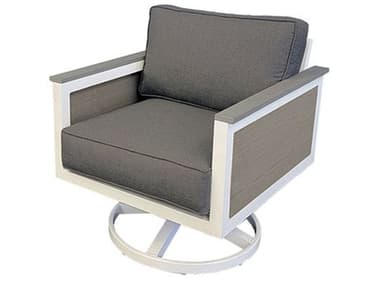 Windward Design Group Juno Deep Seating Aluminum Swivel Rocker Lounge Chair WINW5657