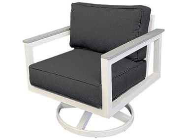 Windward Design Group Juno II Deep Seating Aluminum Swivel Rocker Lounge Chair WINW5657NP